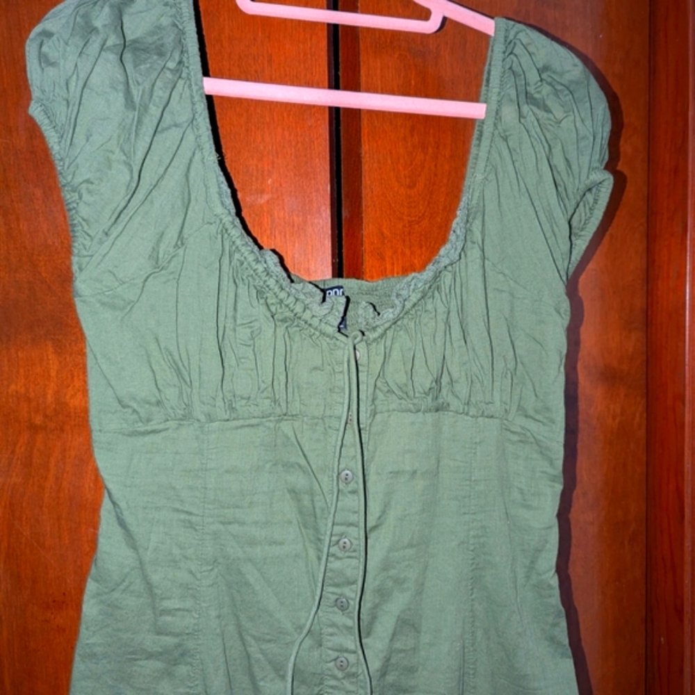 BDG Green Maxi Sundress